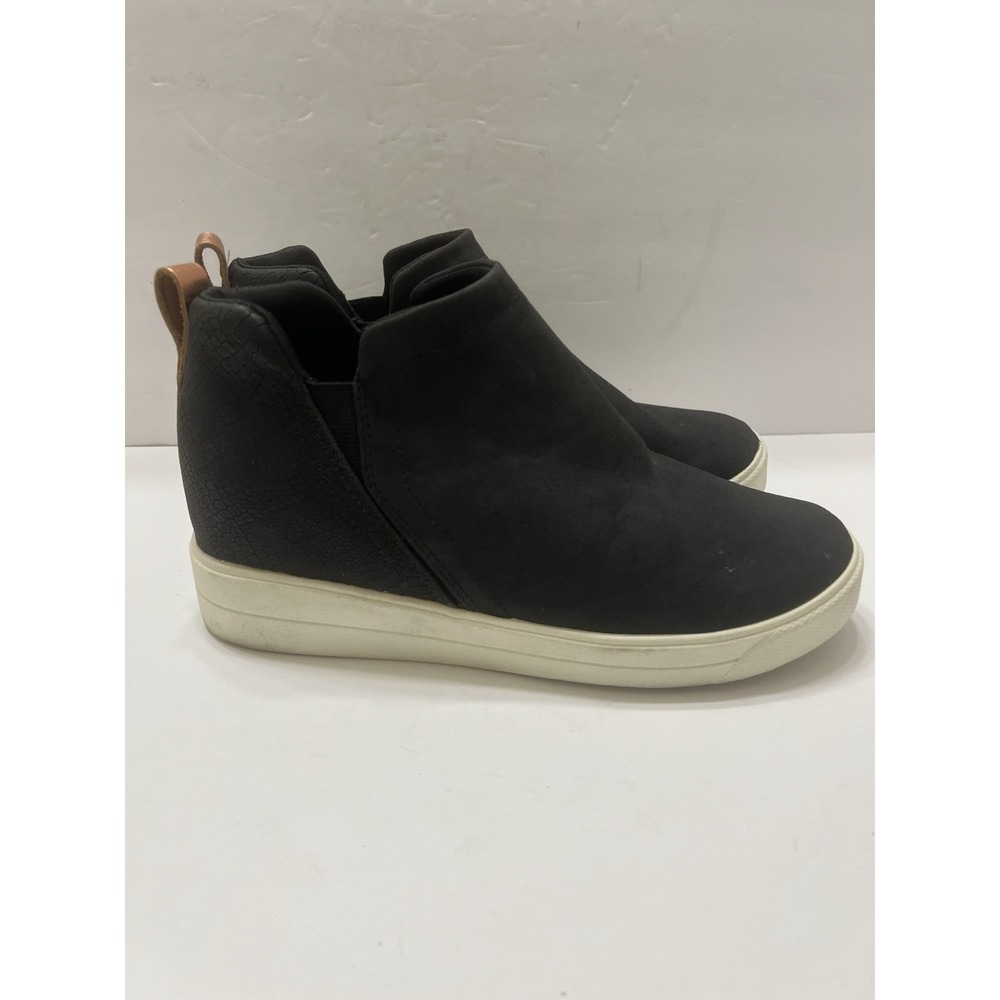 Ryka Vera Wedge Fashion Sneakers Black Hidden Heel Surround Fit Women's 7.5